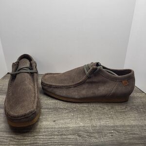 Clarks Collection Wallabees Shoes Men size 13 Brown Suede Leather Moccasin 15522